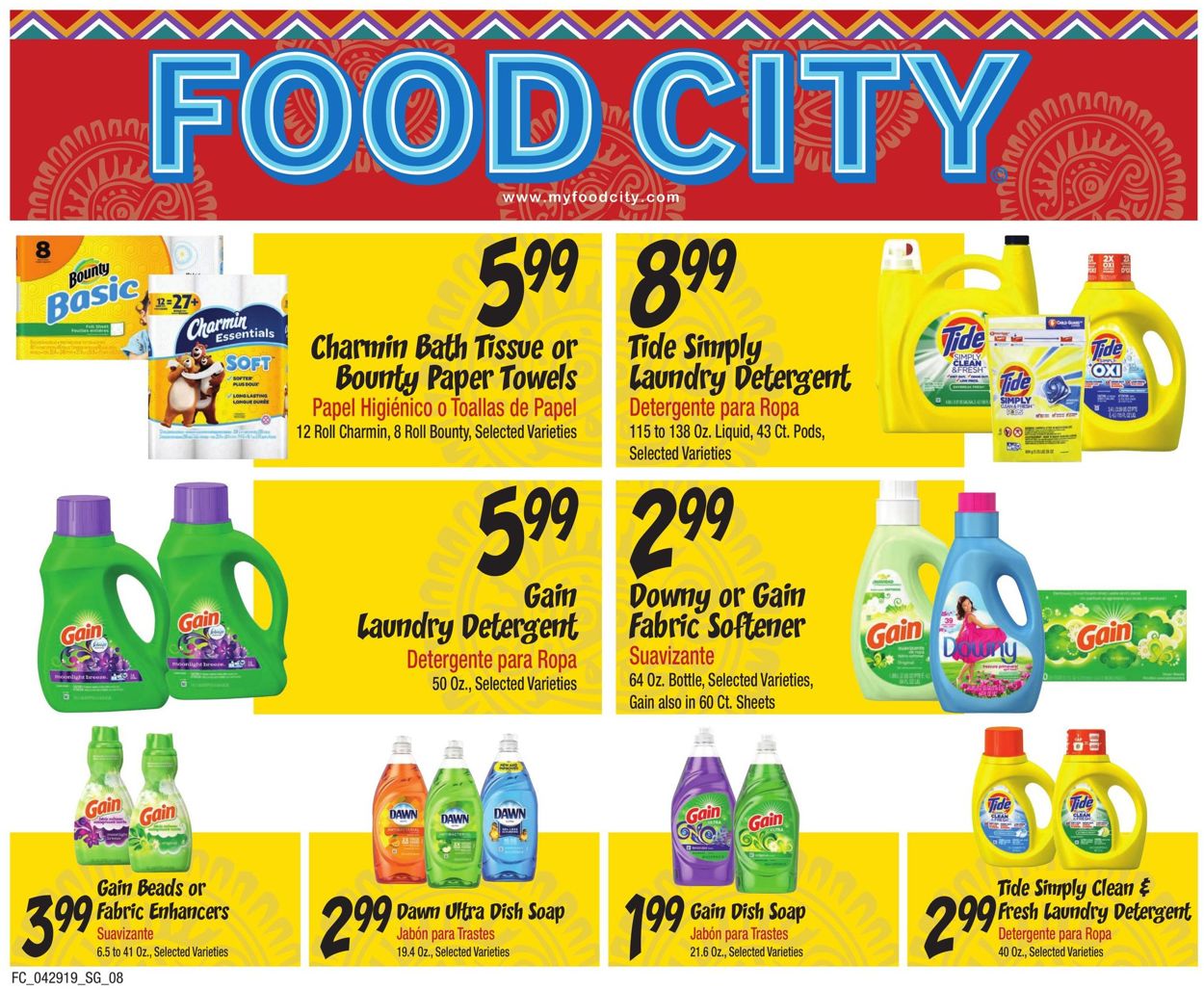 Catalogue Food City from 04/29/2019
