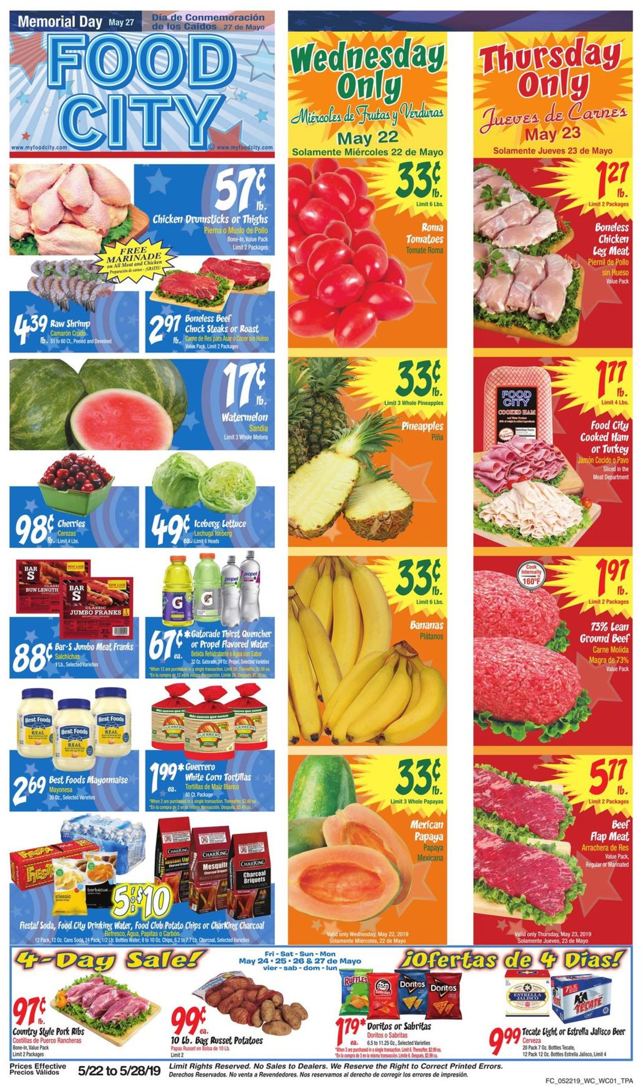 Catalogue Food City from 05/22/2019