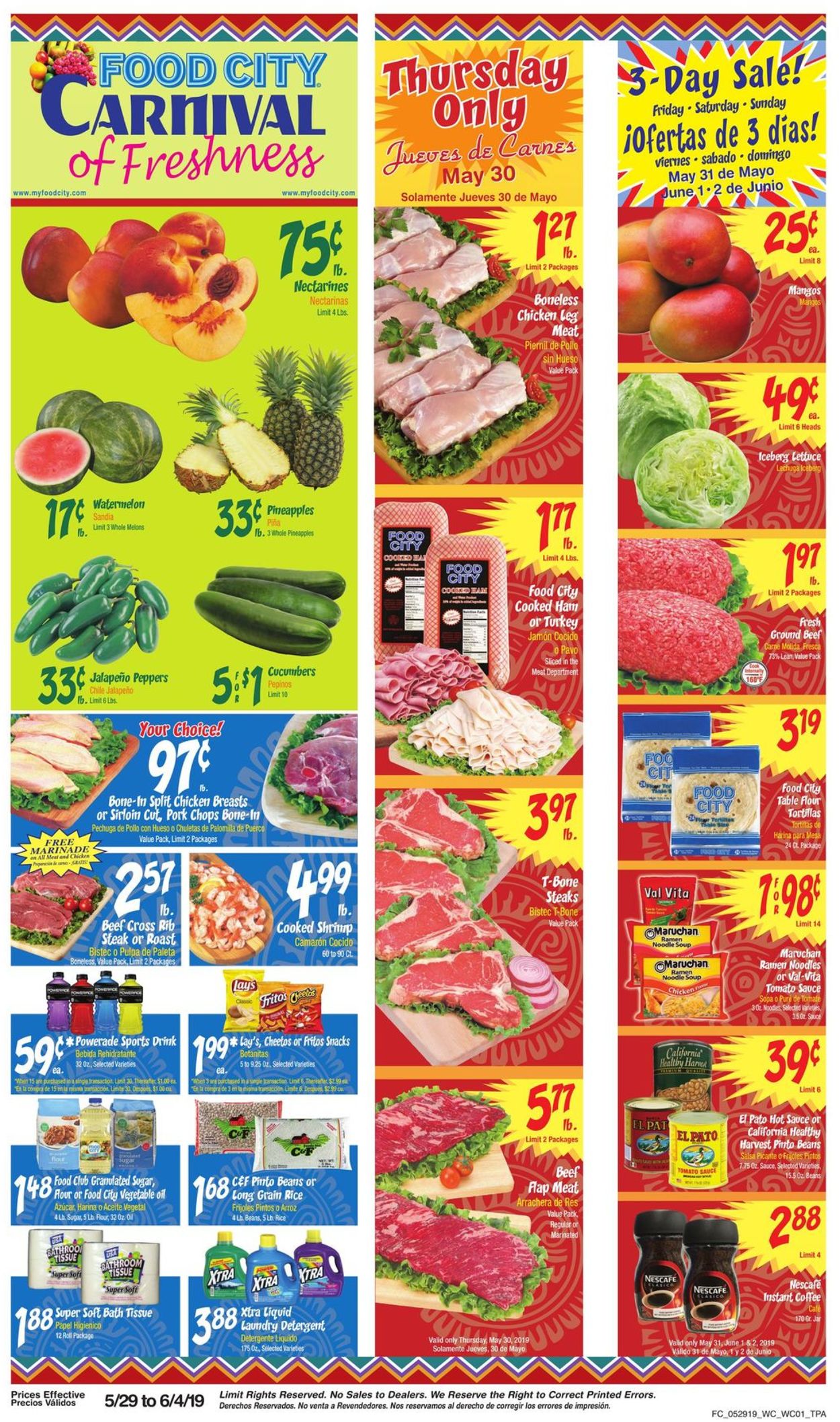 Catalogue Food City from 05/29/2019