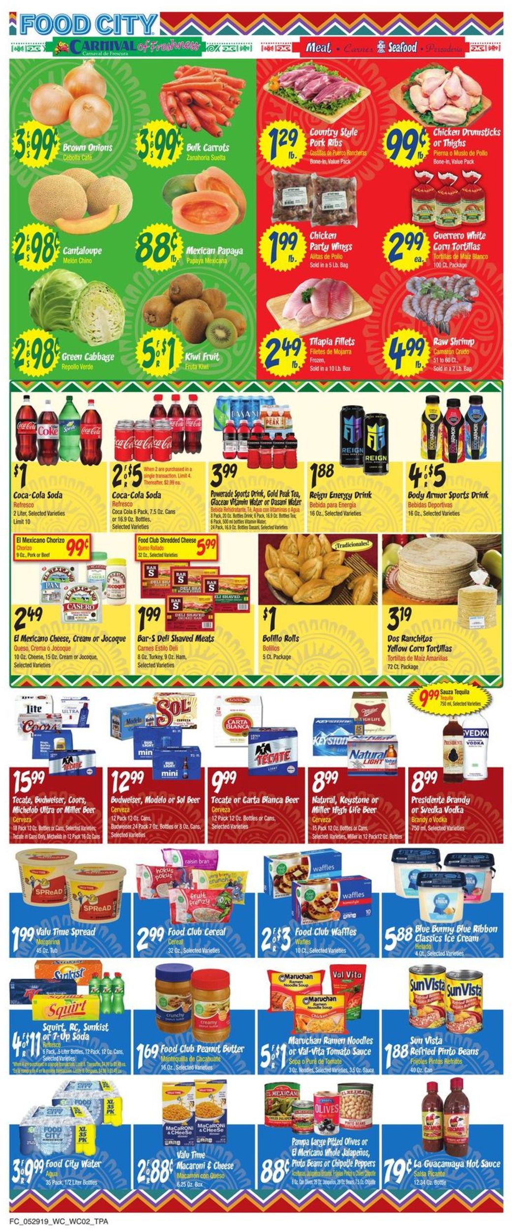 Catalogue Food City from 05/29/2019