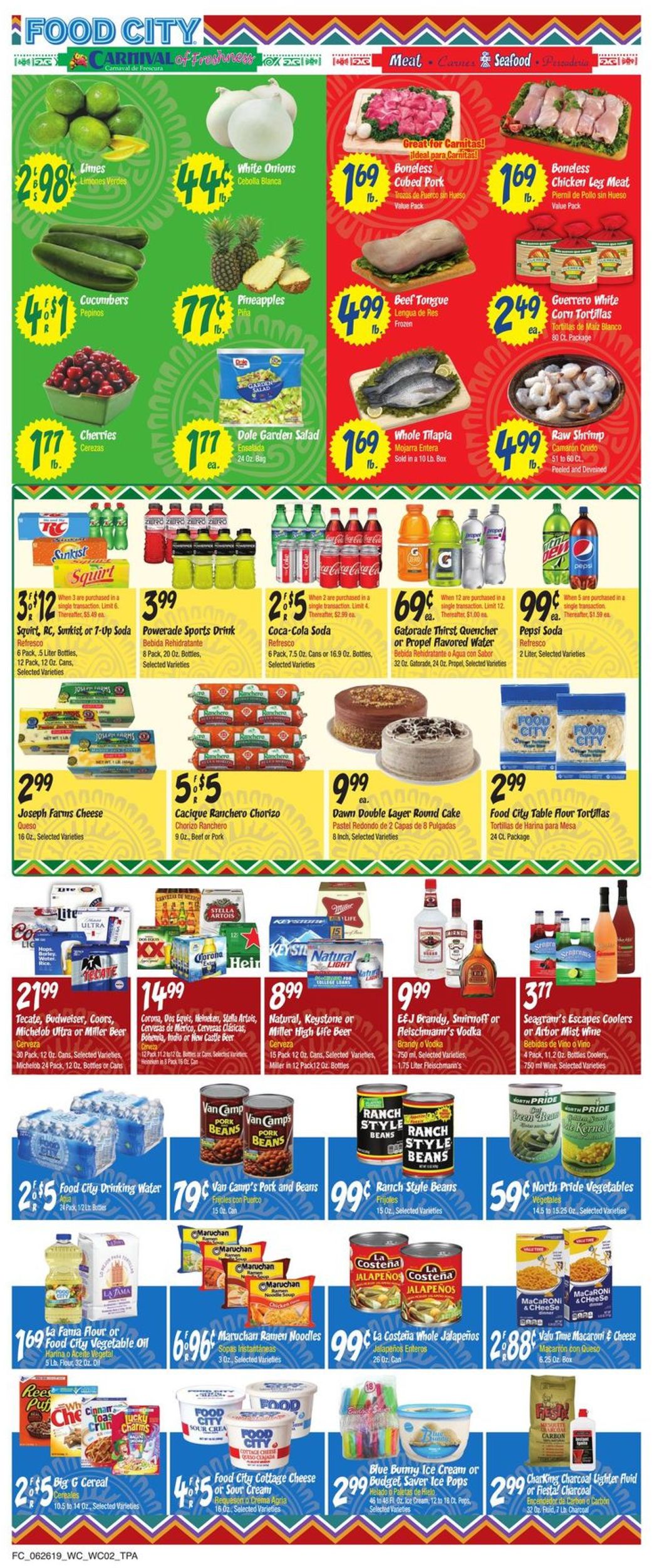 Catalogue Food City from 06/26/2019