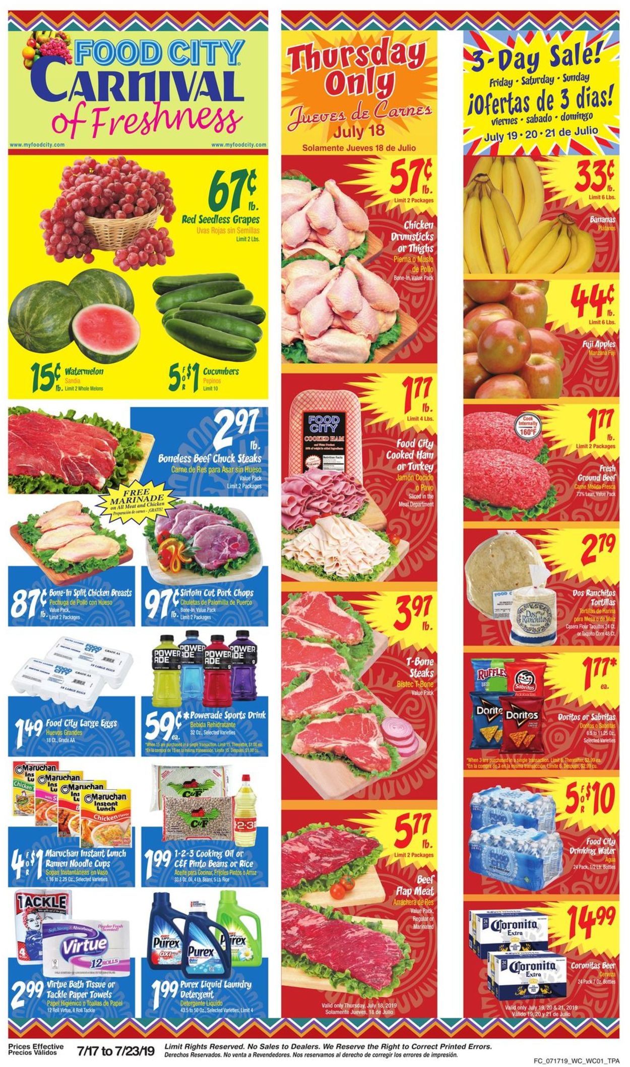 Catalogue Food City from 07/17/2019