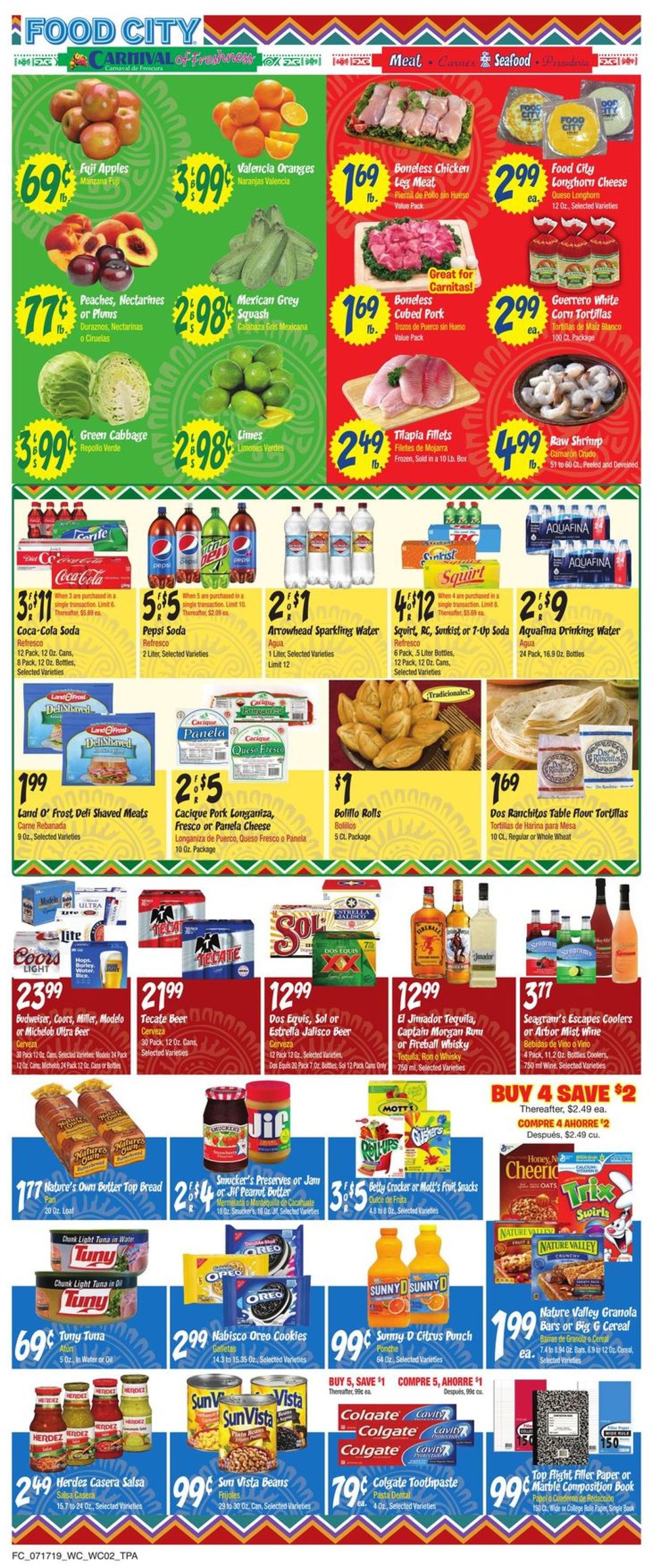 Catalogue Food City from 07/17/2019