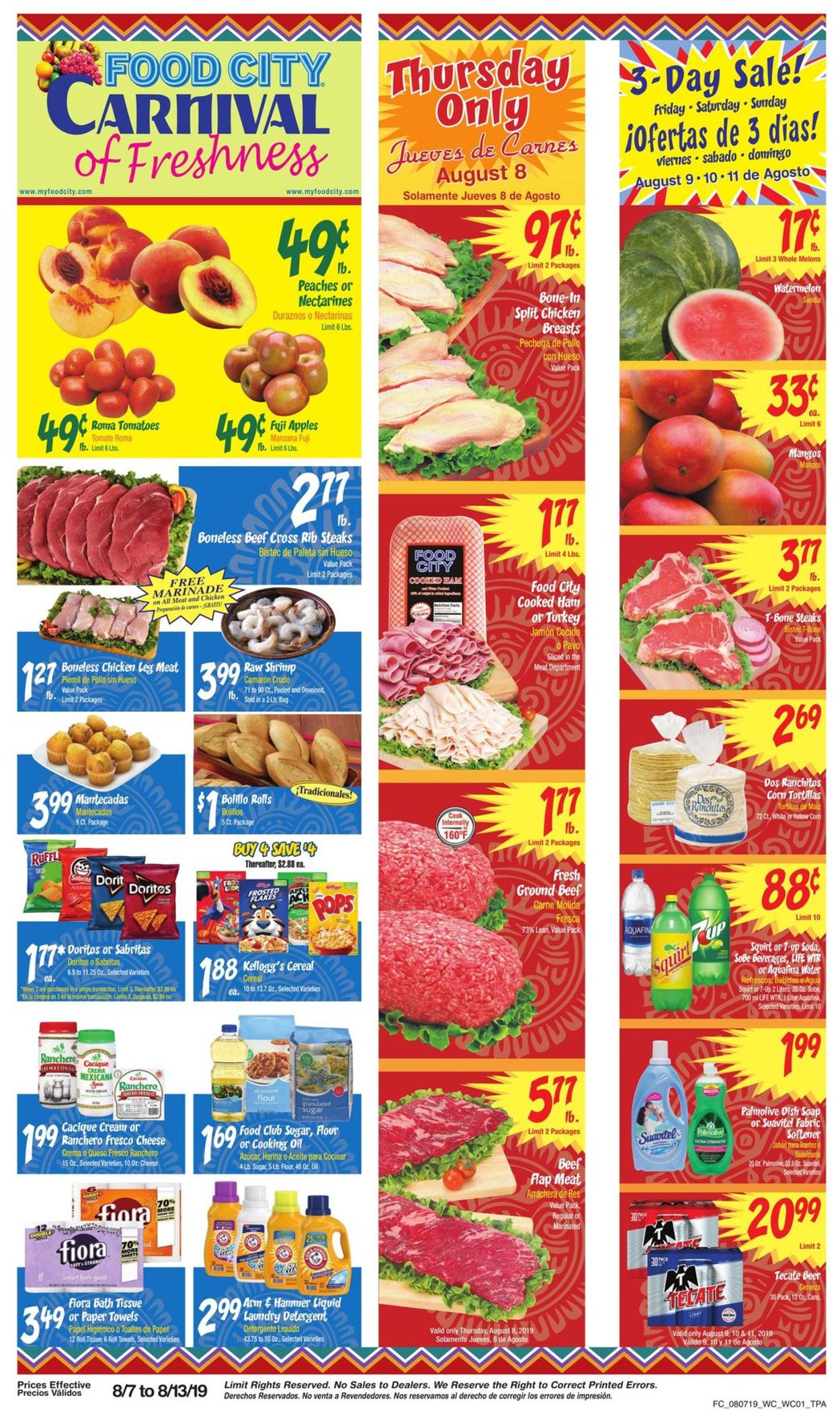 Catalogue Food City from 08/07/2019