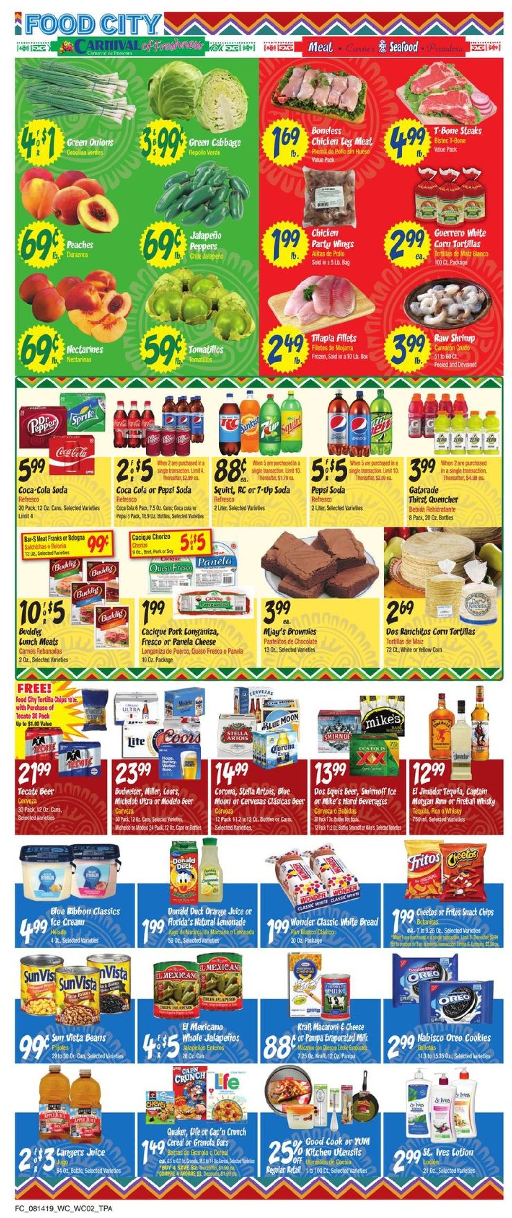 Catalogue Food City from 08/14/2019