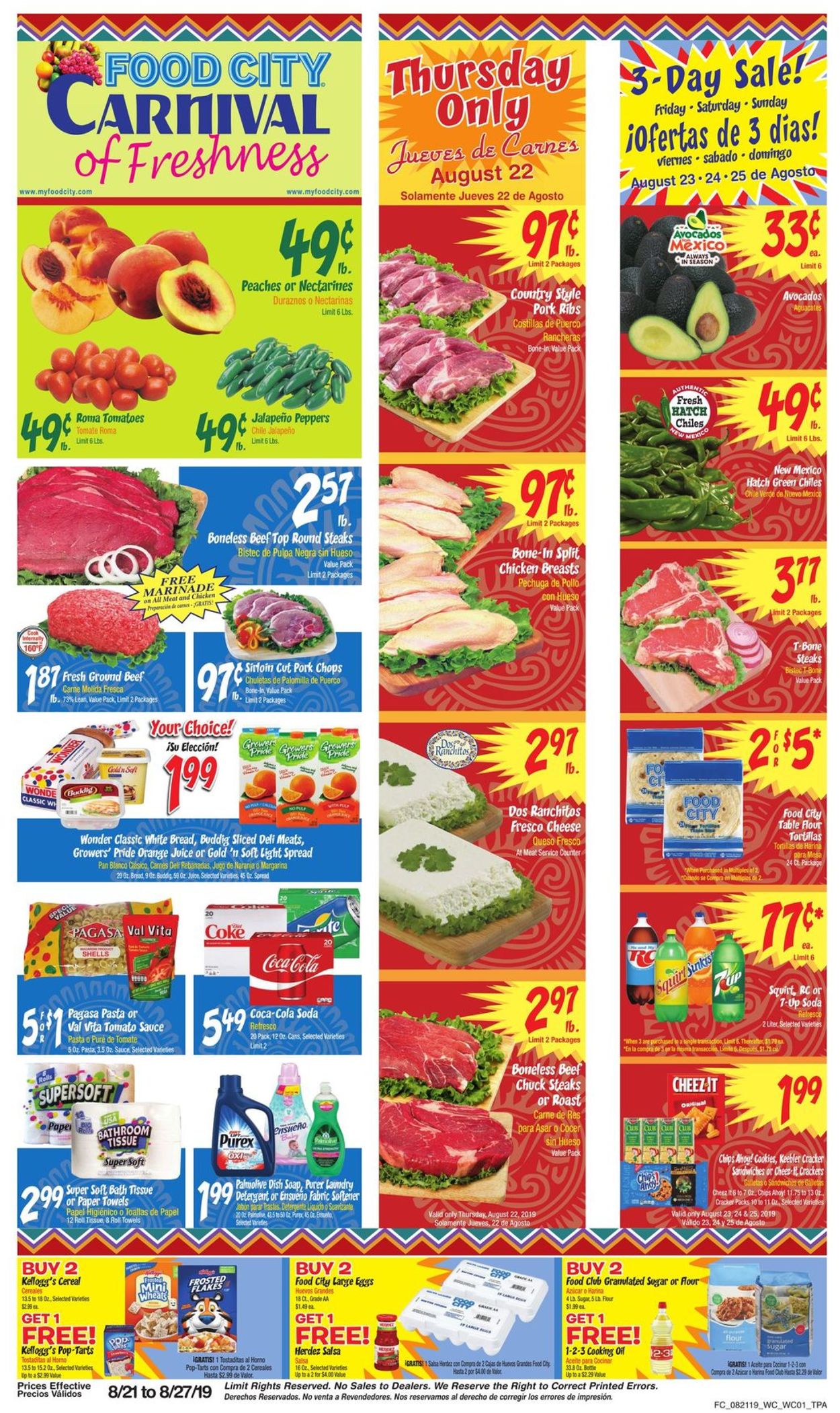 Catalogue Food City from 08/21/2019