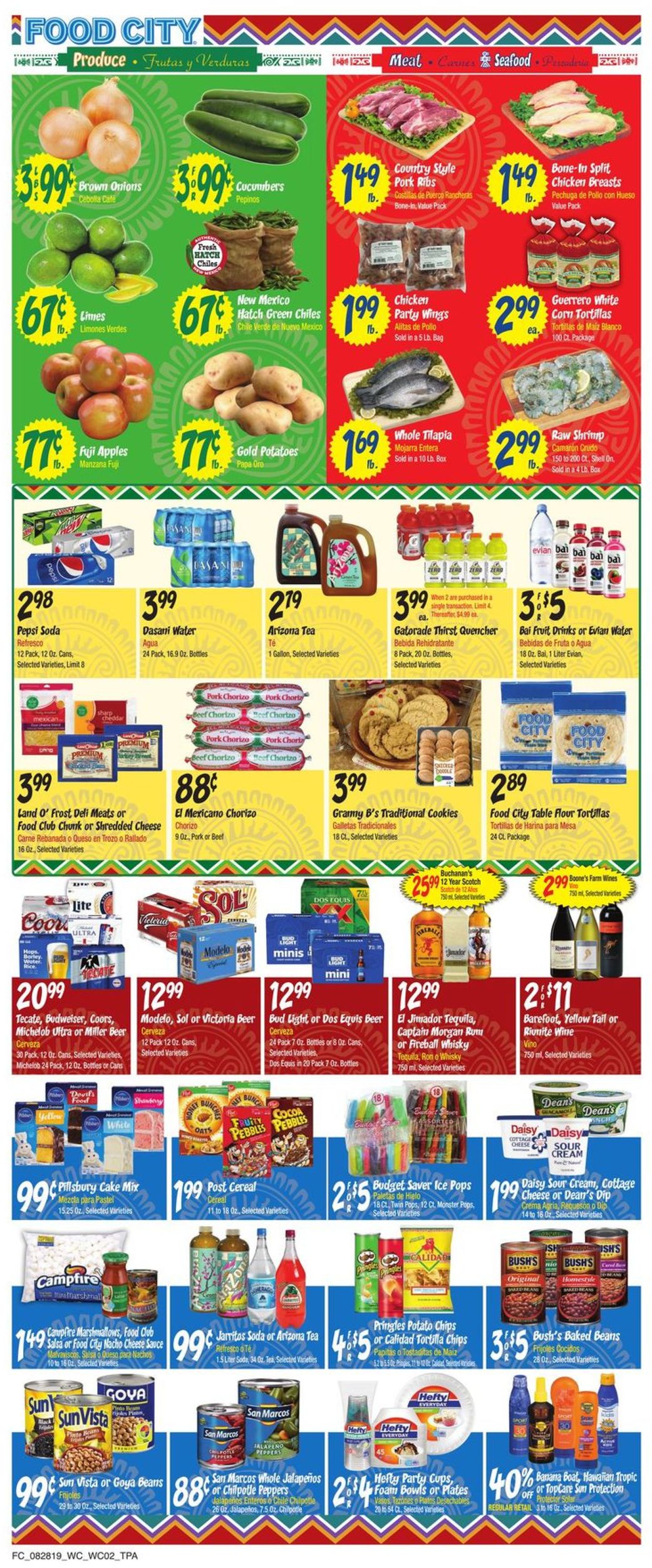 Catalogue Food City from 08/28/2019