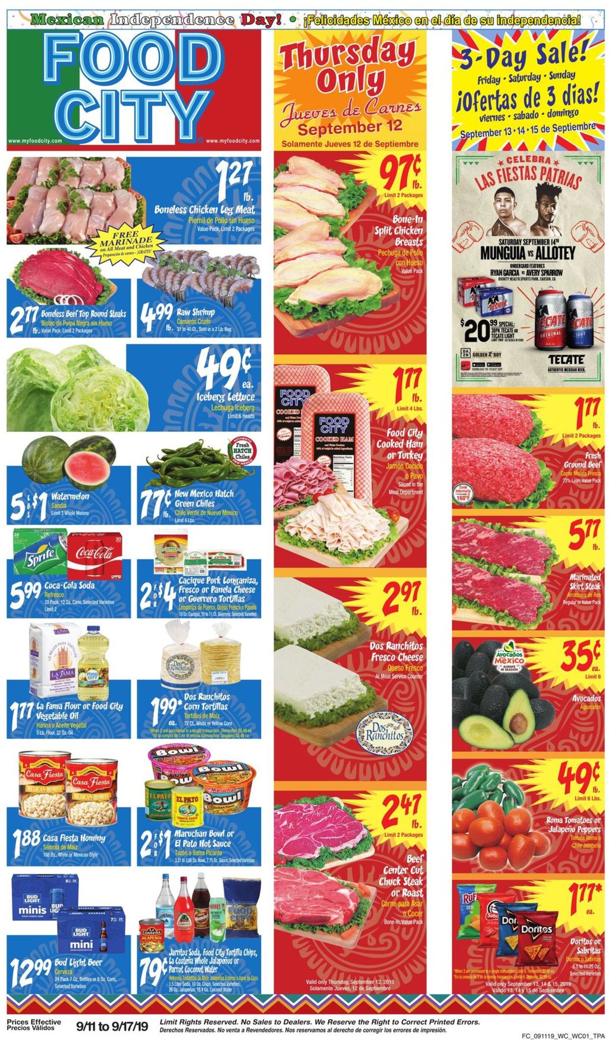 Catalogue Food City from 09/11/2019