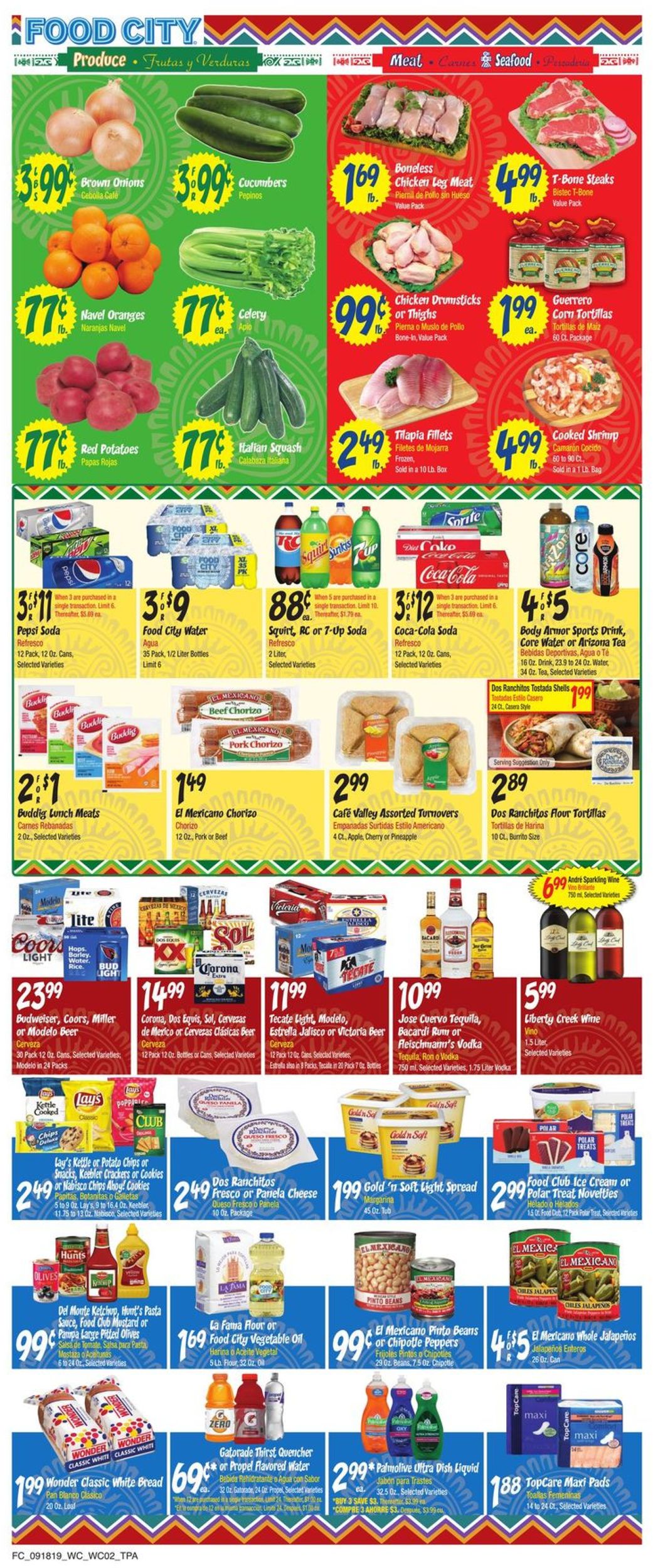 Catalogue Food City from 09/18/2019