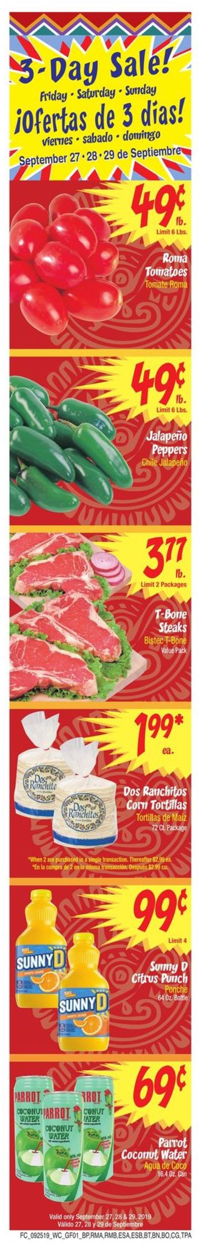 Catalogue Food City from 09/25/2019