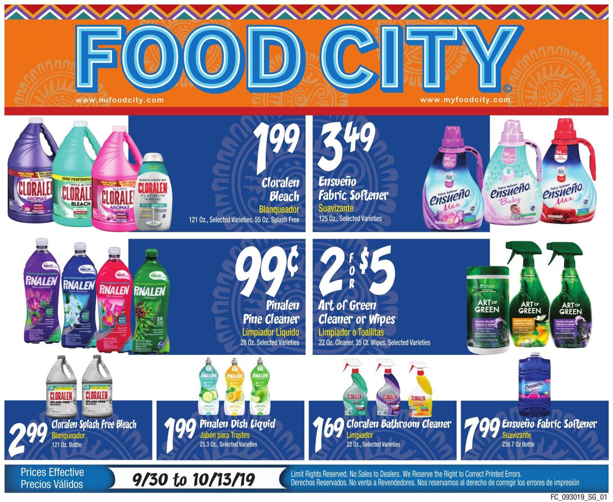 Catalogue Food City from 09/30/2019