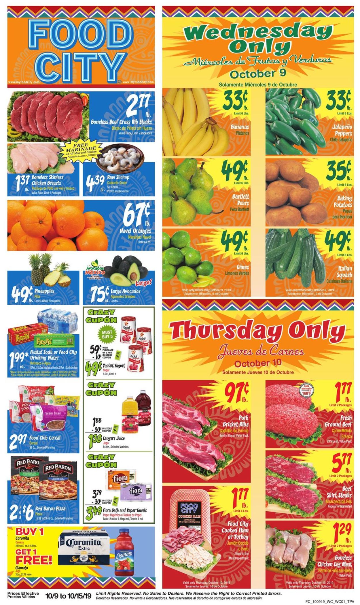 Catalogue Food City from 10/09/2019