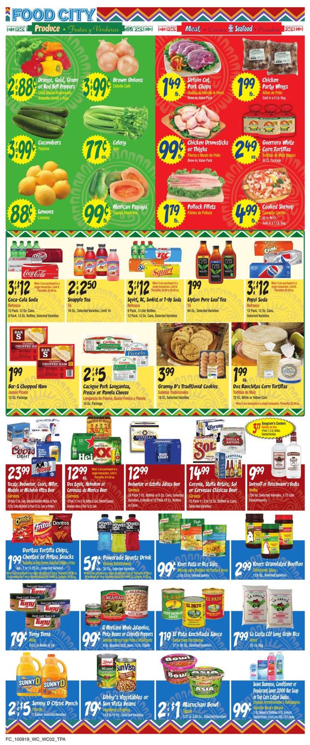 Catalogue Food City from 10/09/2019