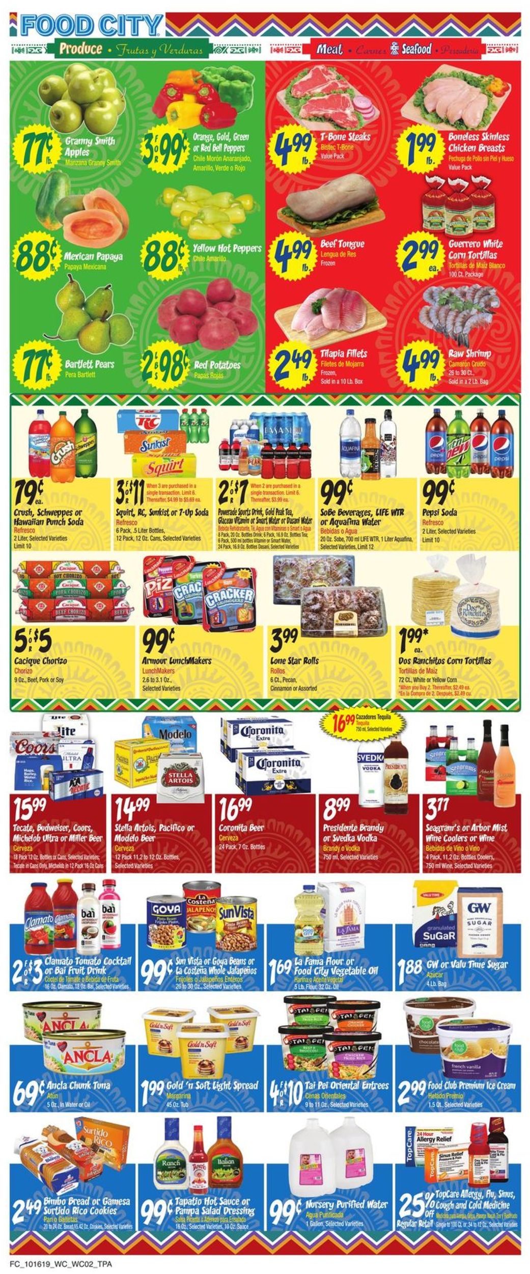Catalogue Food City from 10/16/2019