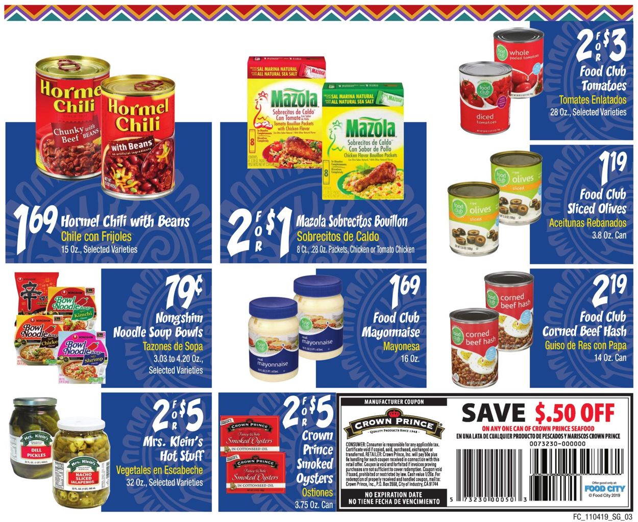 Catalogue Food City from 11/04/2019