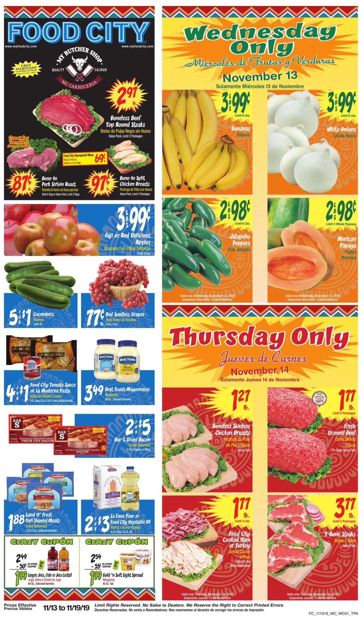 Catalogue Food City from 11/13/2019