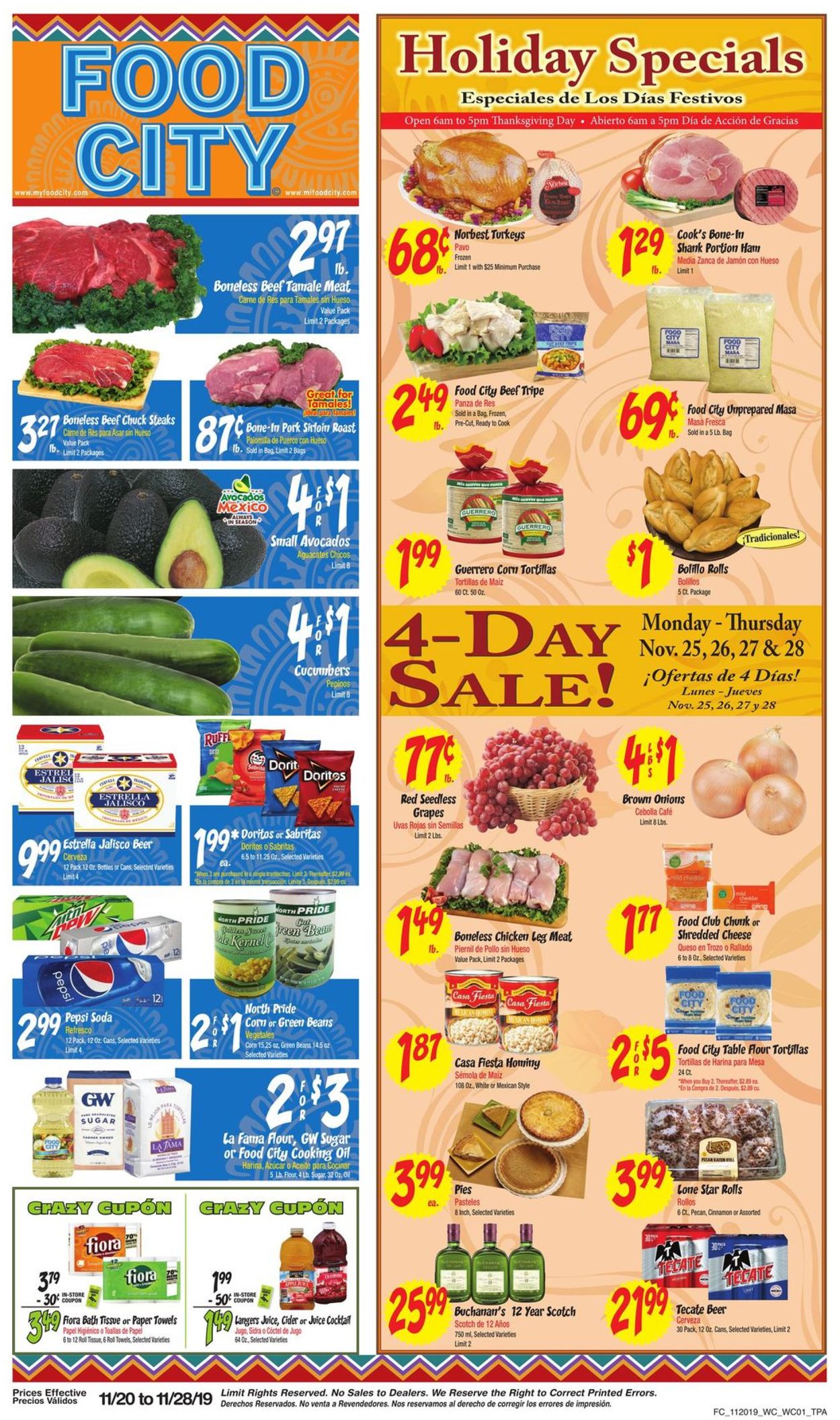 Catalogue Food City from 11/20/2019