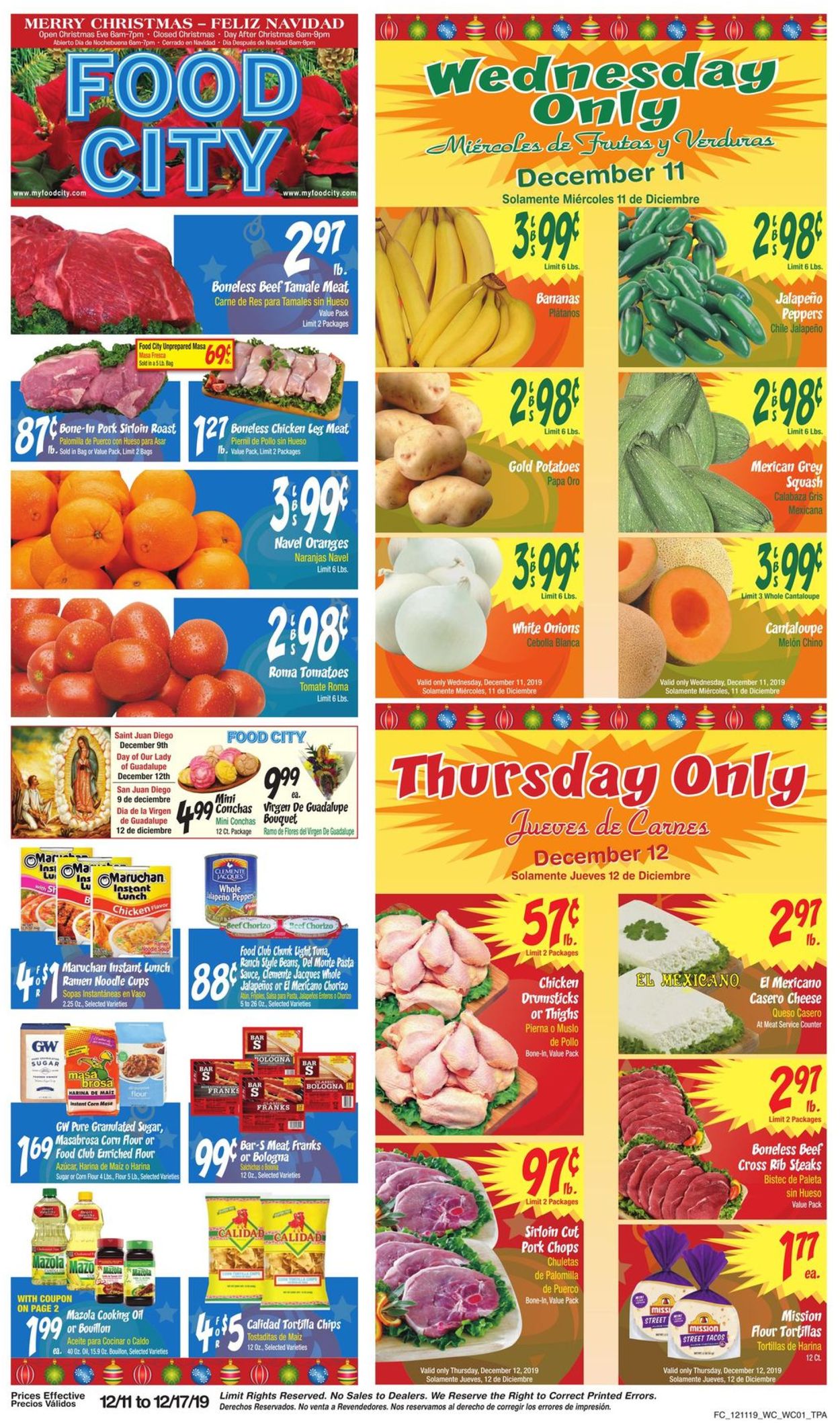 Catalogue Food City from 12/11/2019