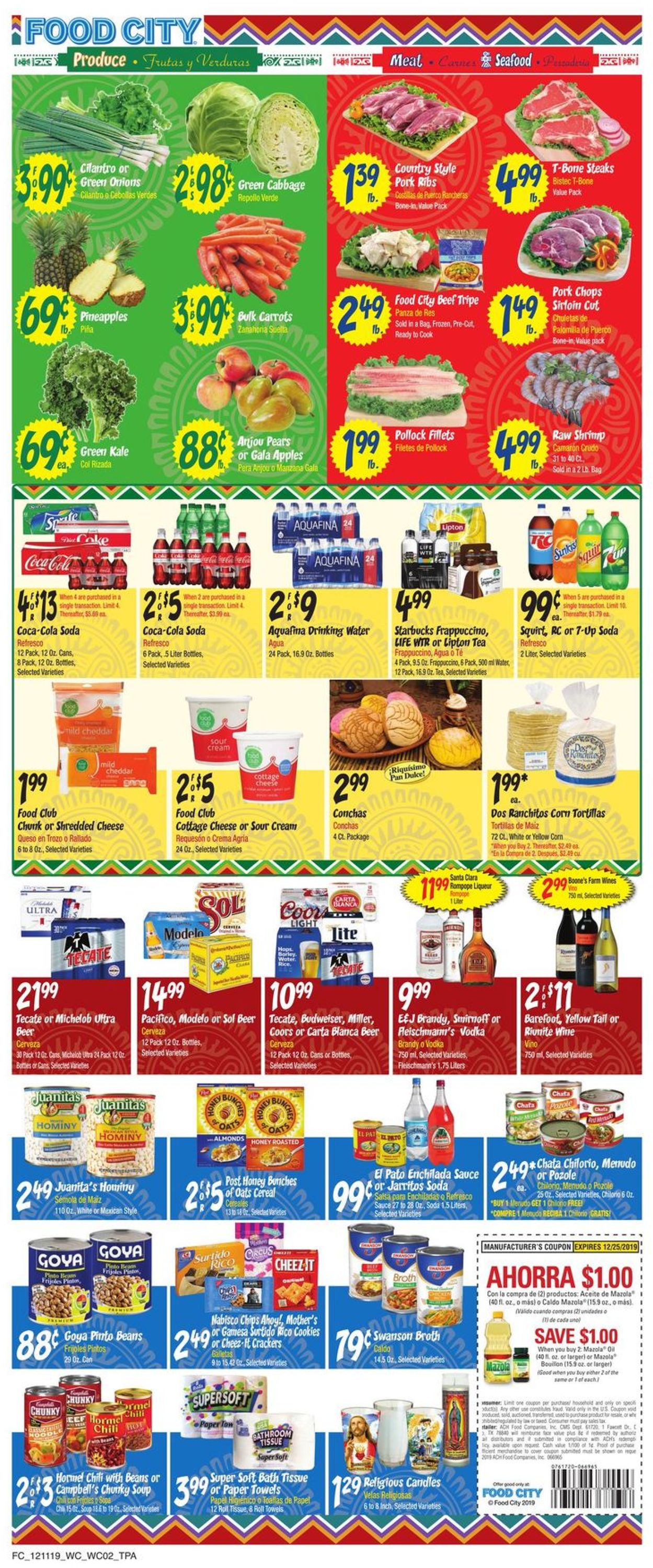 Catalogue Food City from 12/11/2019