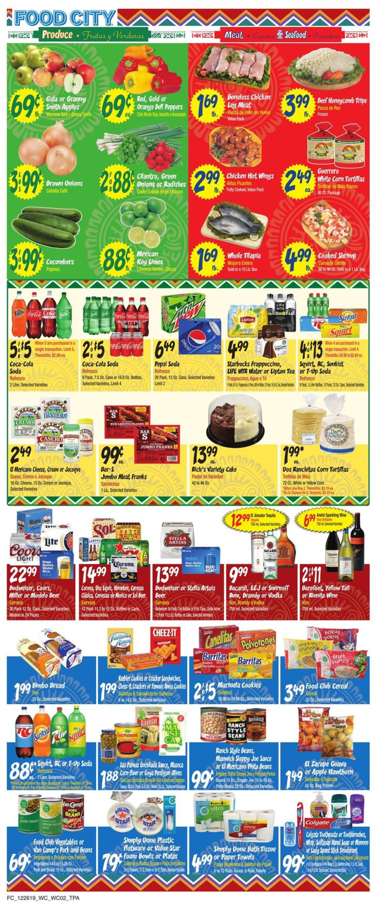 Catalogue Food City from 12/26/2019
