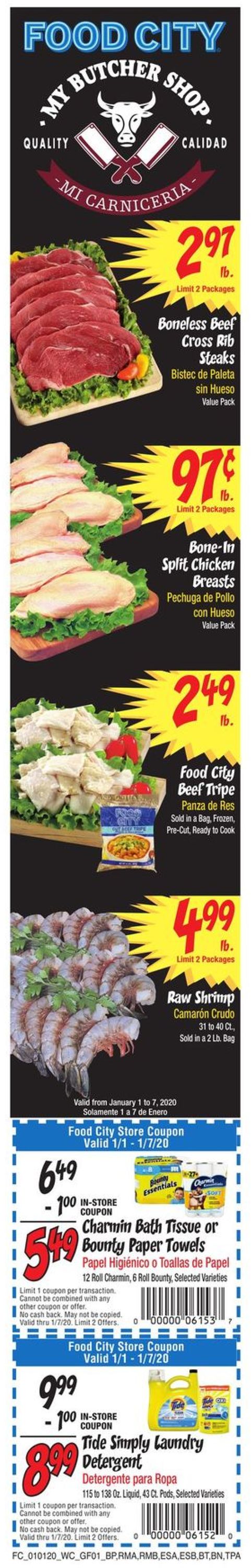 Catalogue Food City from 01/01/2020