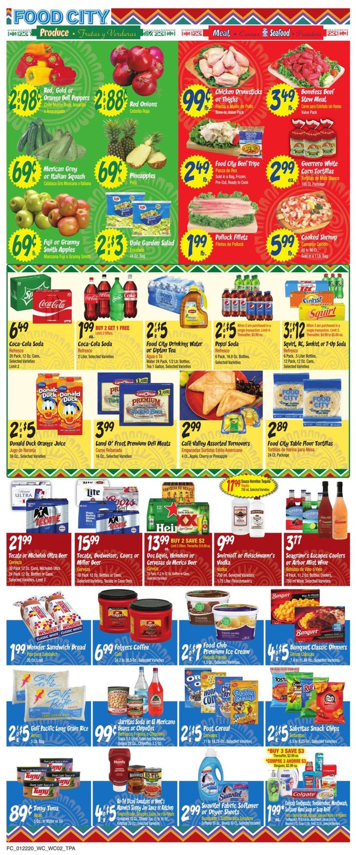 Catalogue Food City from 01/22/2020
