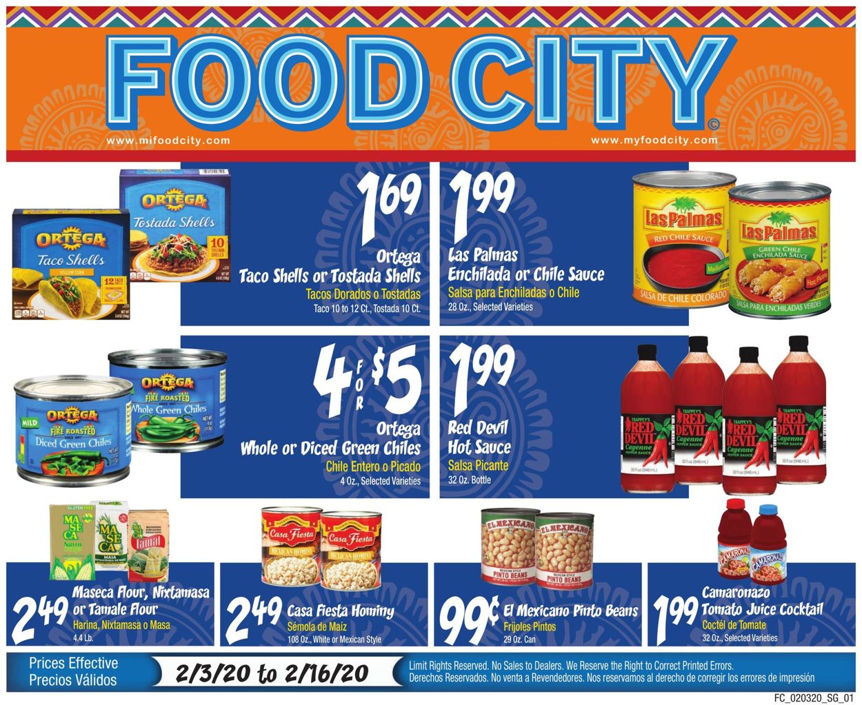 Catalogue Food City from 02/03/2020