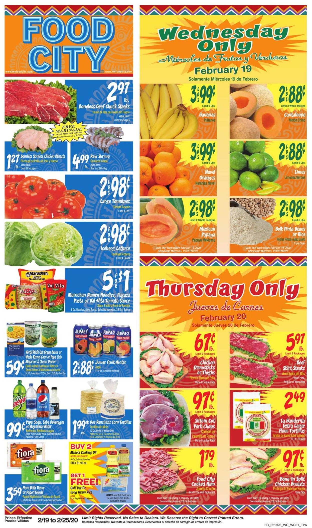 Catalogue Food City from 02/19/2020