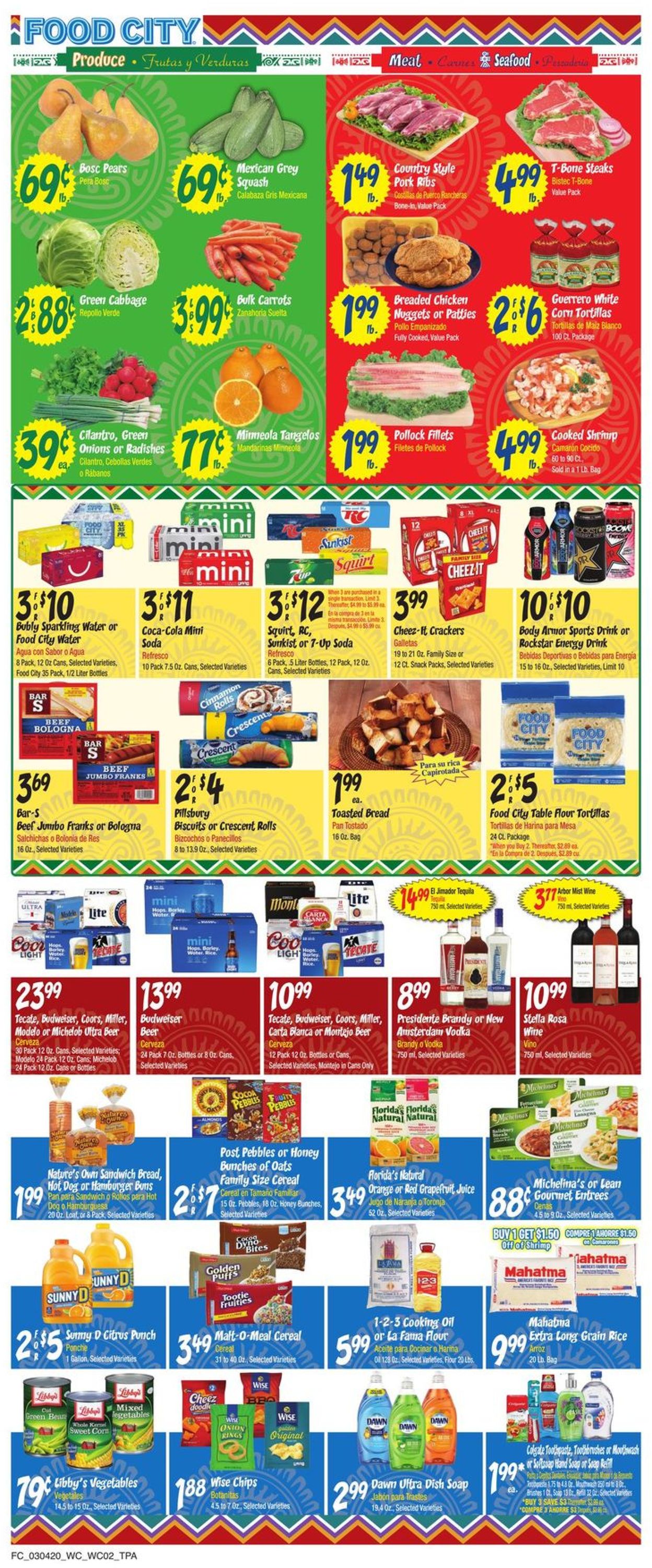 Catalogue Food City from 03/04/2020