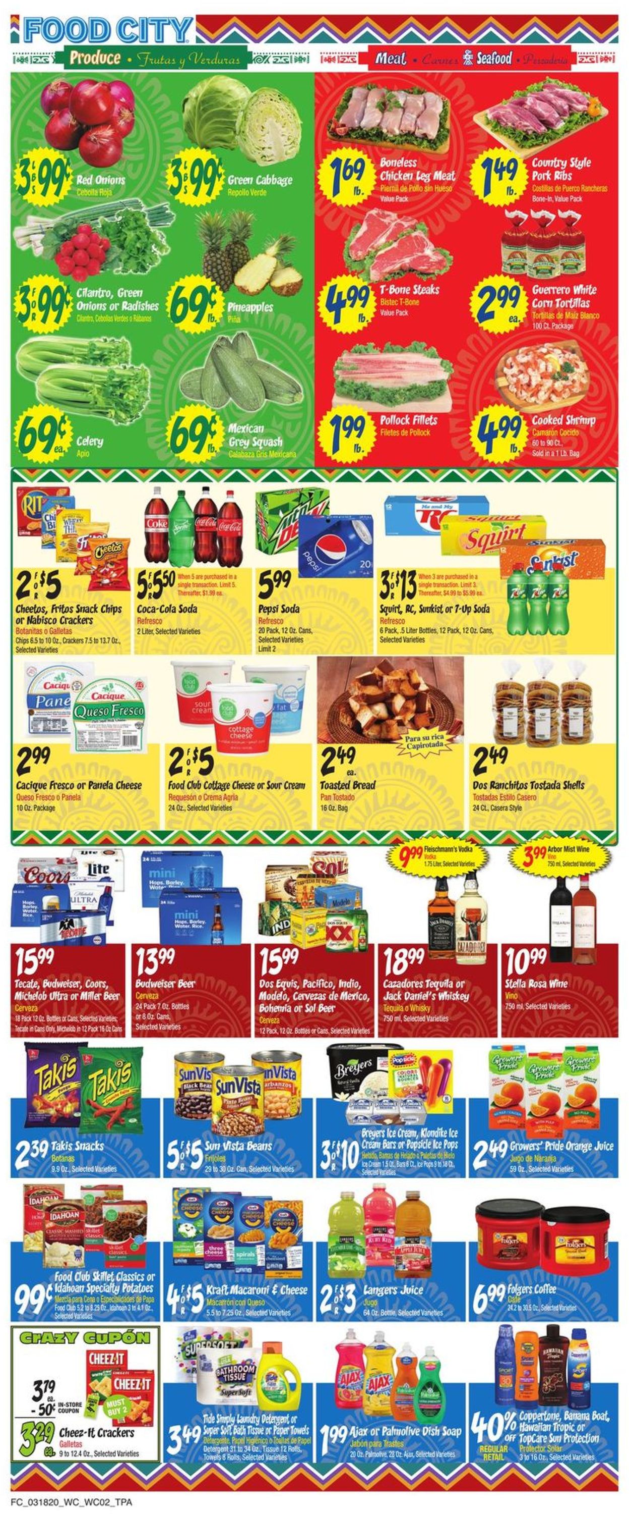 Catalogue Food City from 03/18/2020