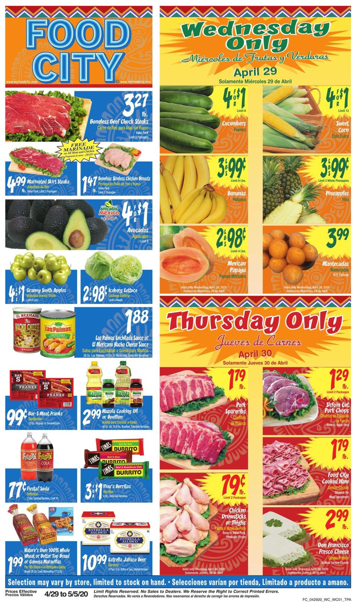 Catalogue Food City from 04/29/2020