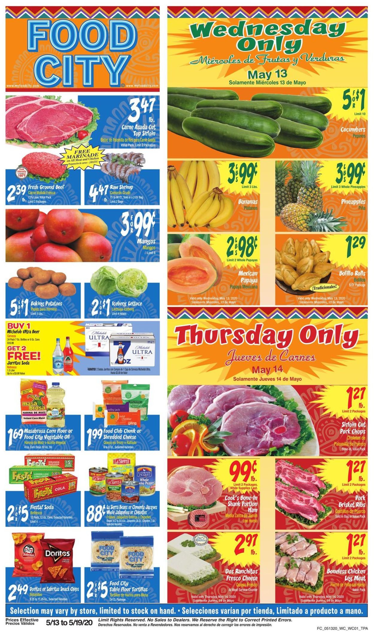 Catalogue Food City from 05/13/2020