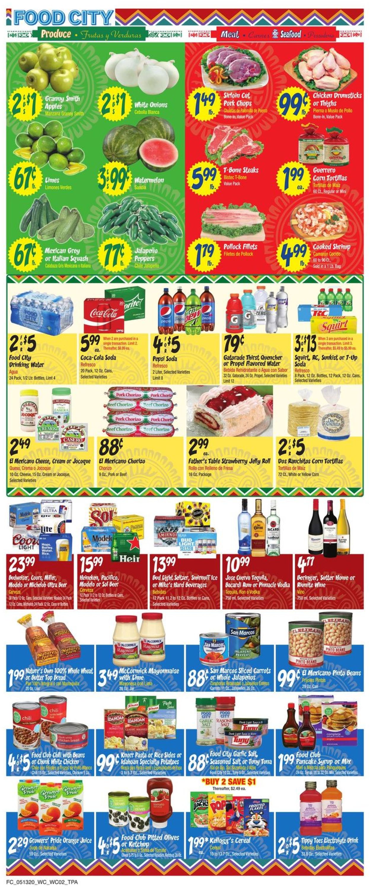 Catalogue Food City from 05/13/2020