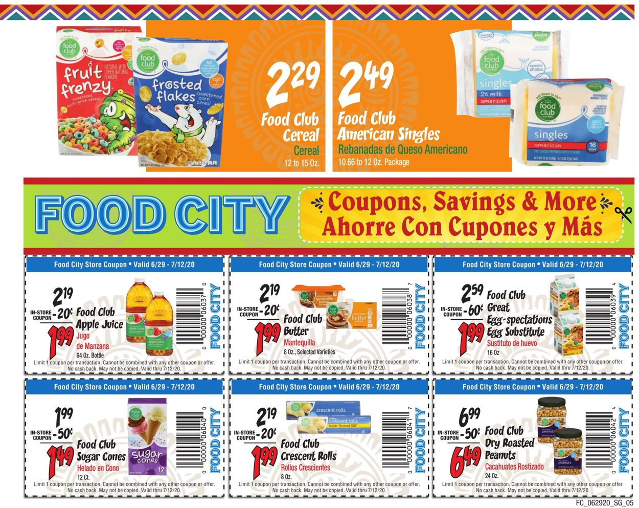 Catalogue Food City from 06/29/2020
