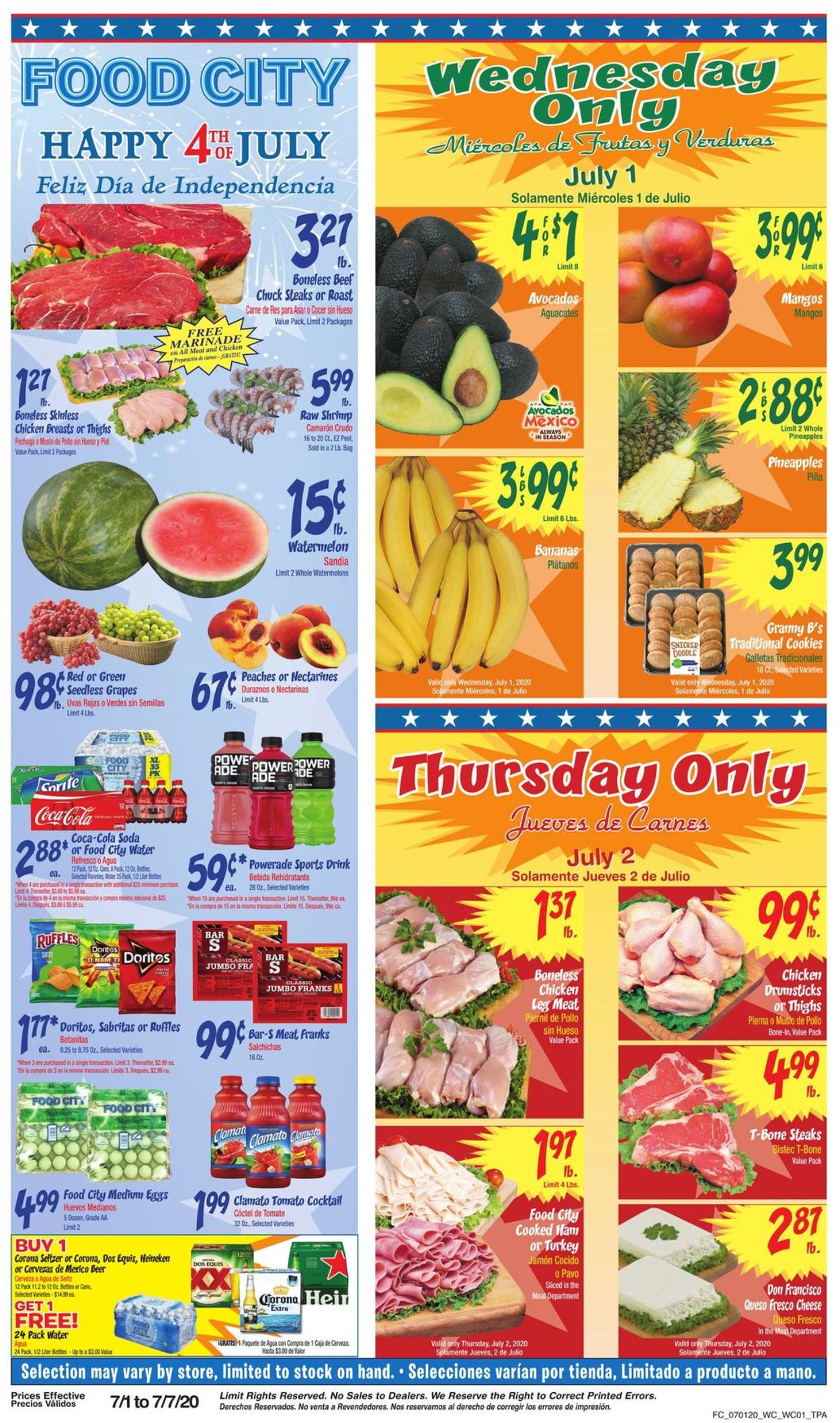 Catalogue Food City from 07/01/2020