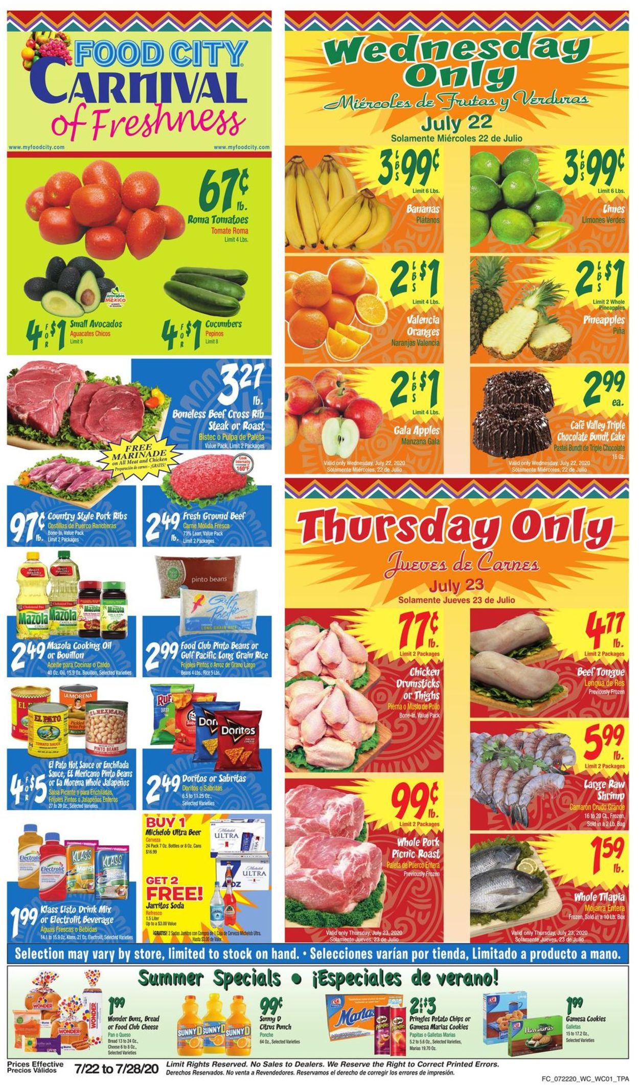 Catalogue Food City from 07/22/2020