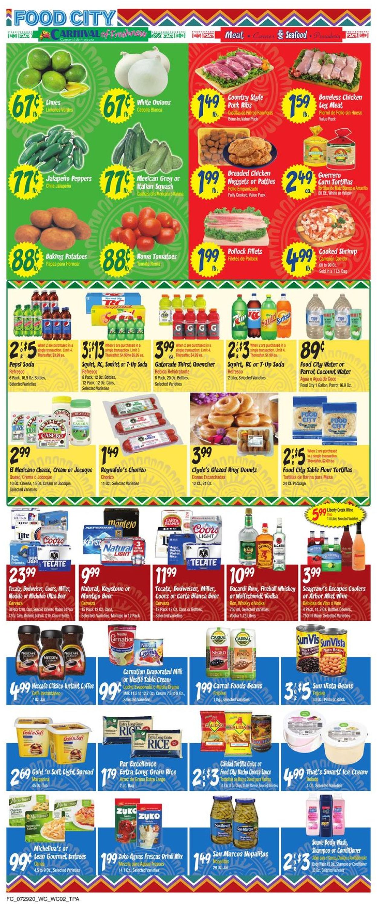 Catalogue Food City from 07/29/2020
