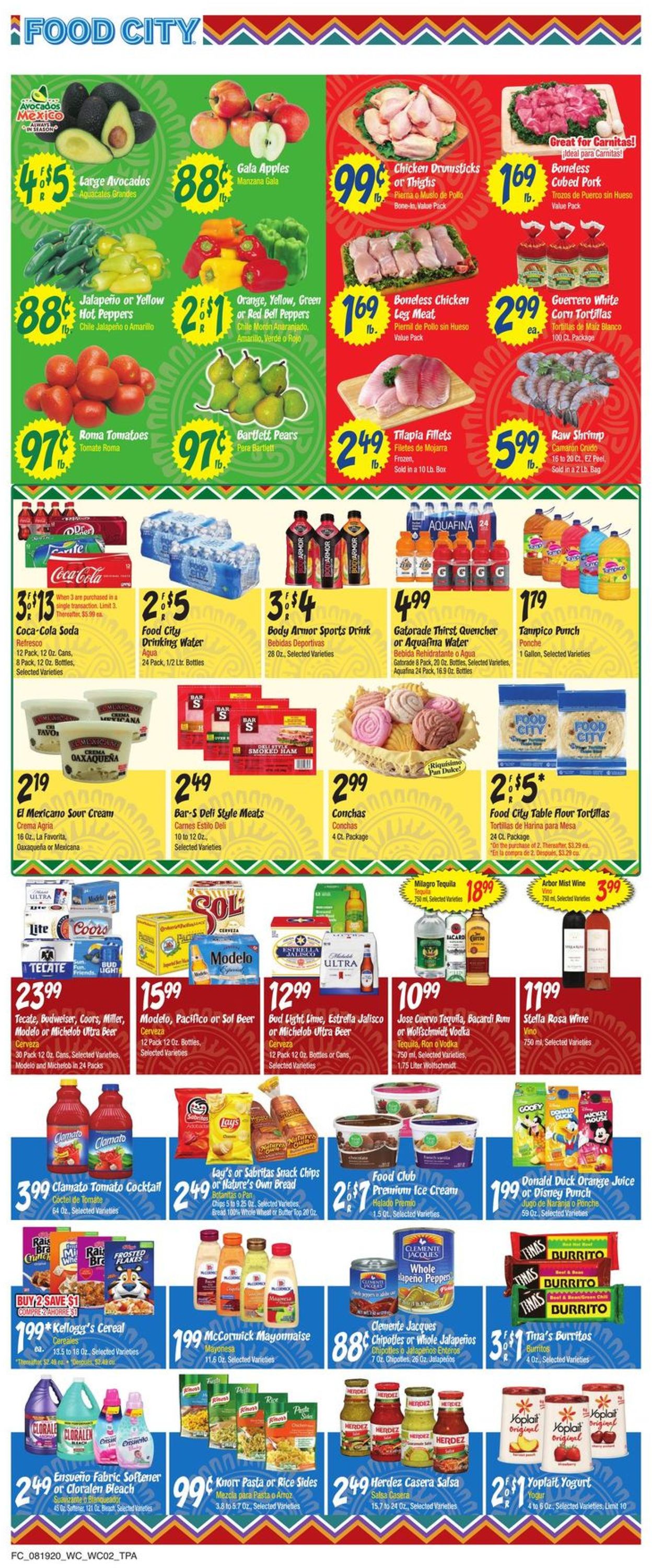 Catalogue Food City from 08/19/2020