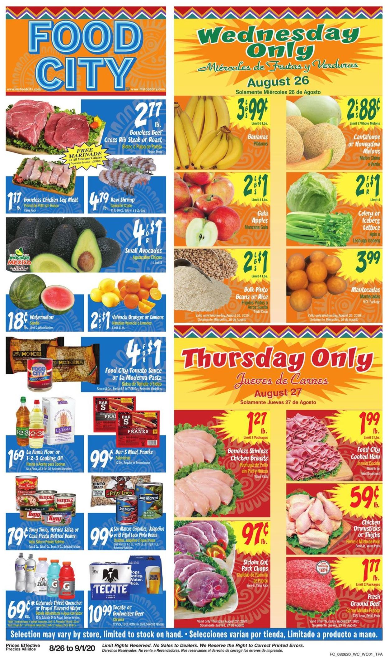 Catalogue Food City from 08/26/2020