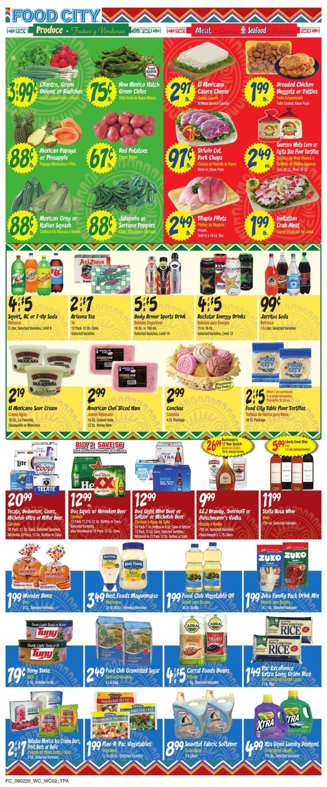 Catalogue Food City from 09/02/2020