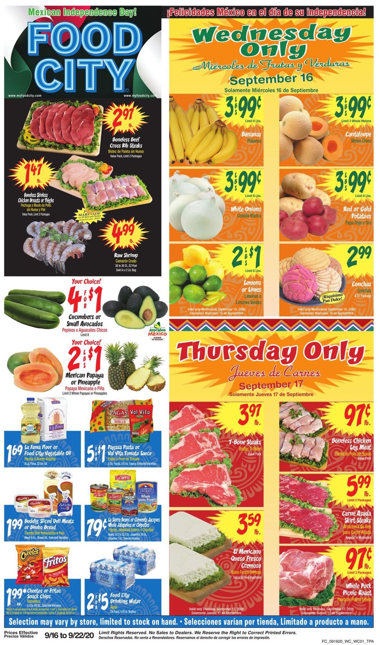 Catalogue Food City from 09/18/2020