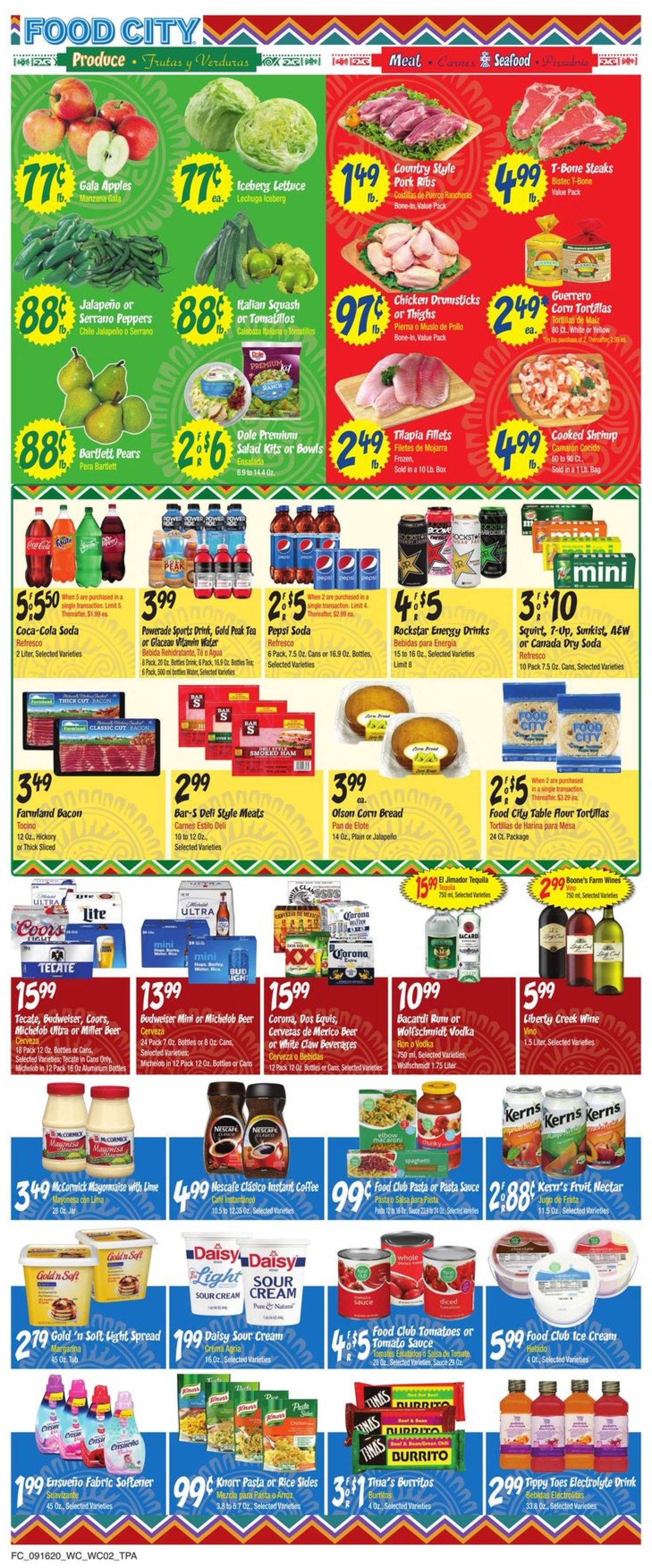 Catalogue Food City from 09/18/2020
