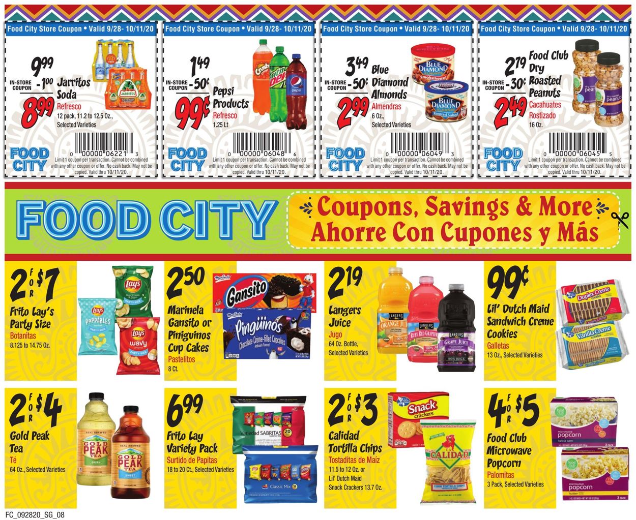 Catalogue Food City from 09/28/2020