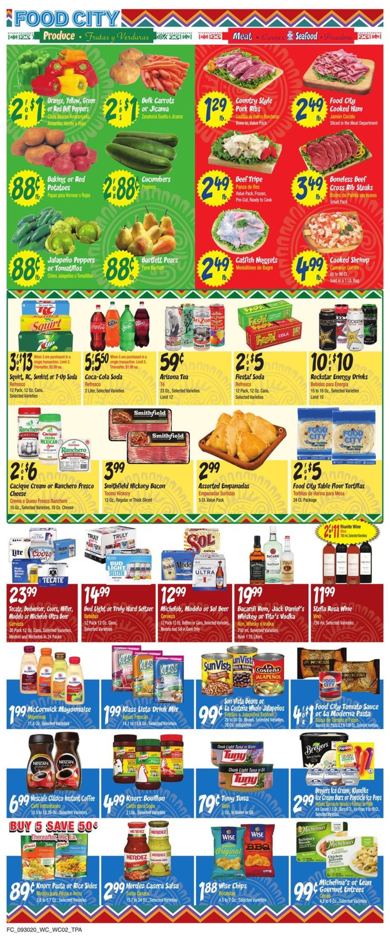 Catalogue Food City from 09/30/2020