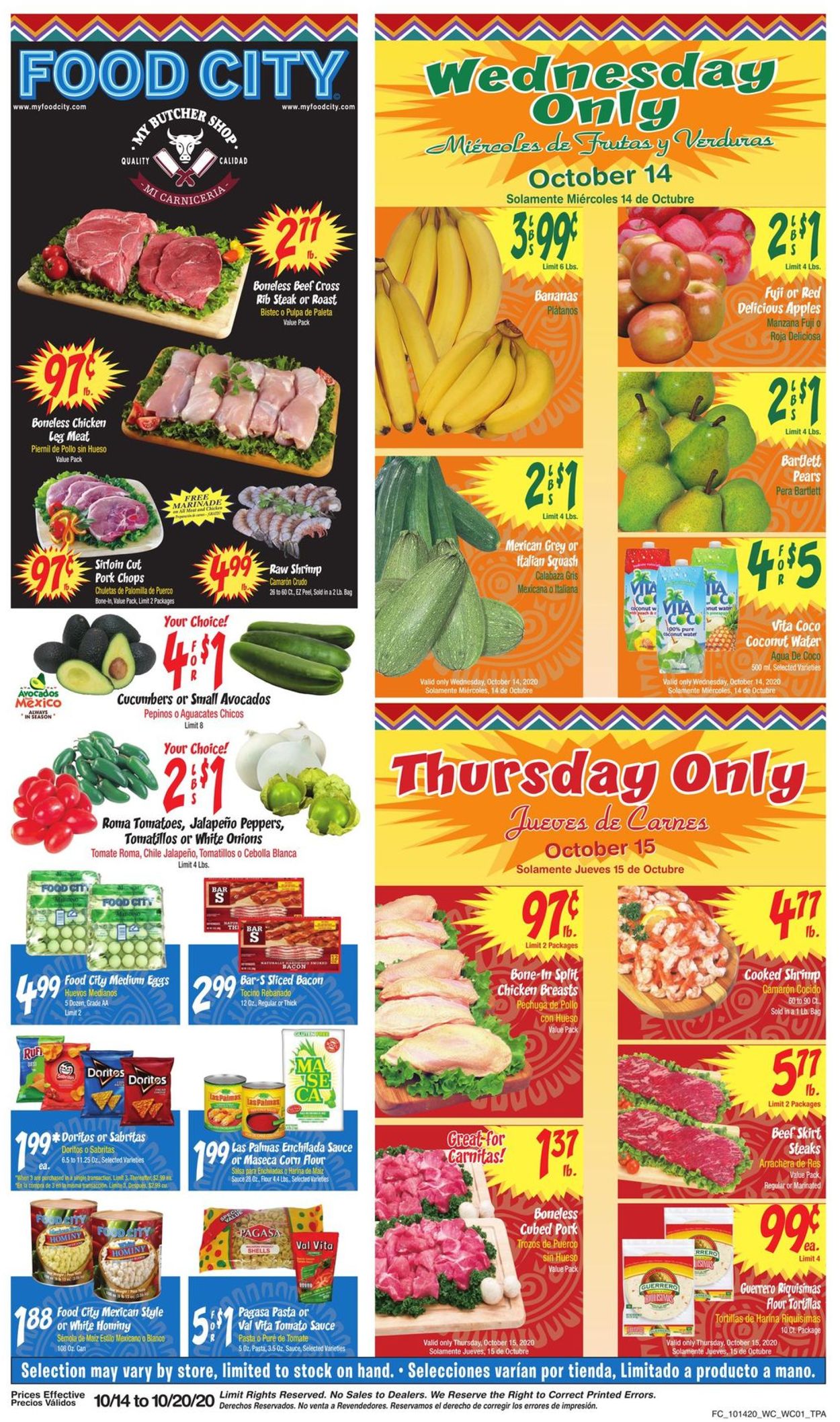 Catalogue Food City from 10/14/2020