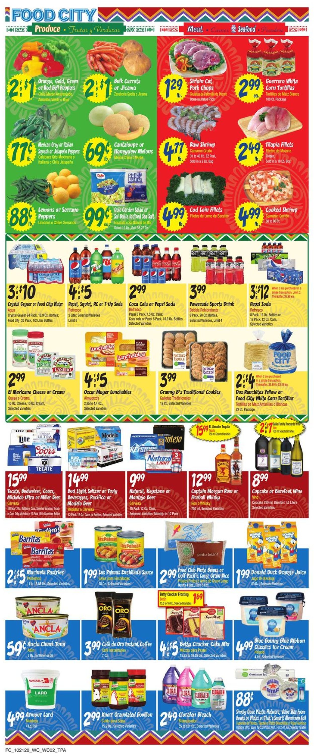 Catalogue Food City from 10/21/2020