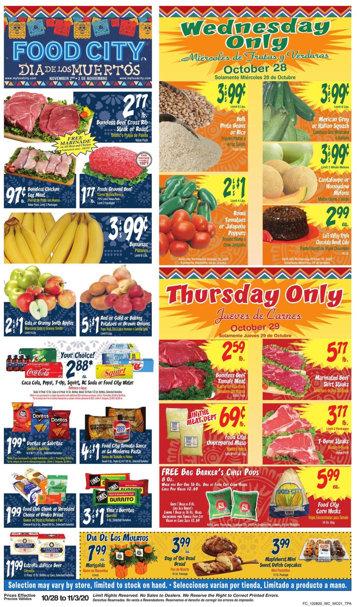 Catalogue Food City from 10/28/2020