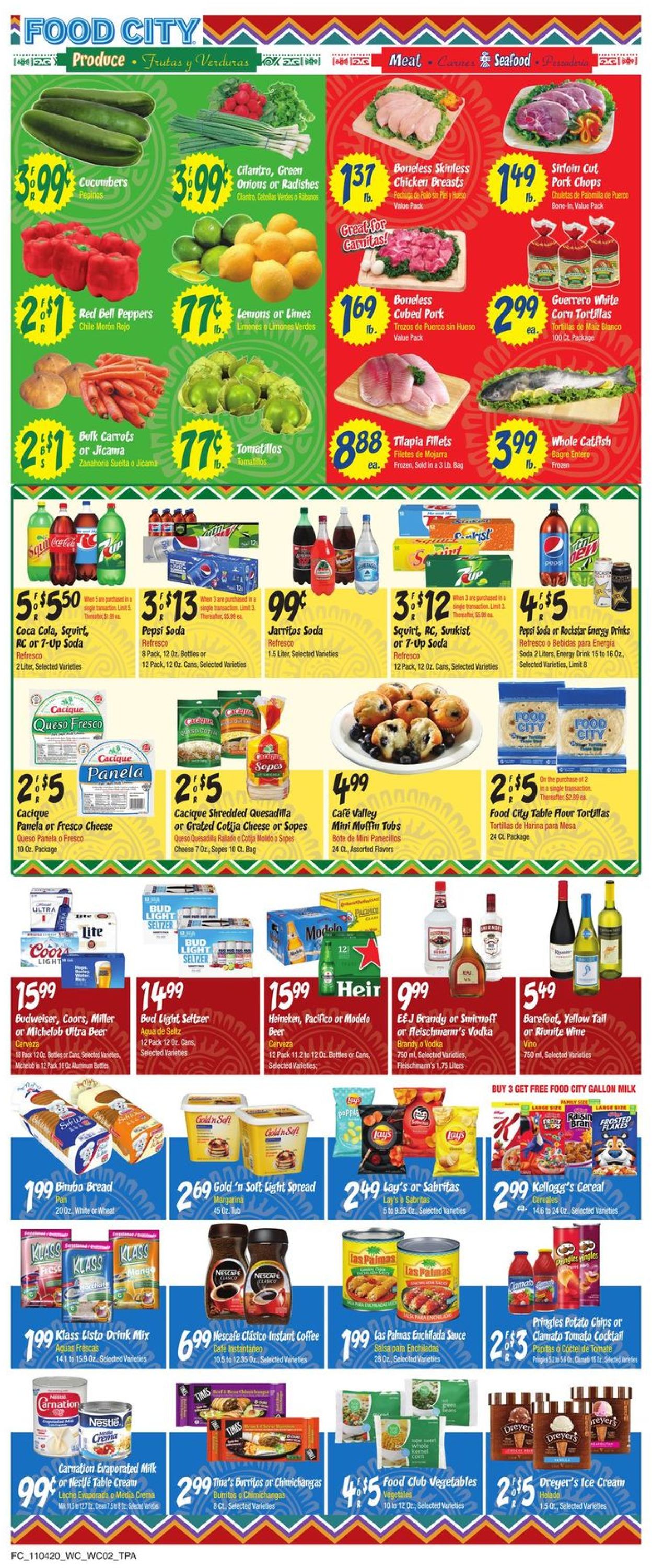Catalogue Food City from 11/04/2020