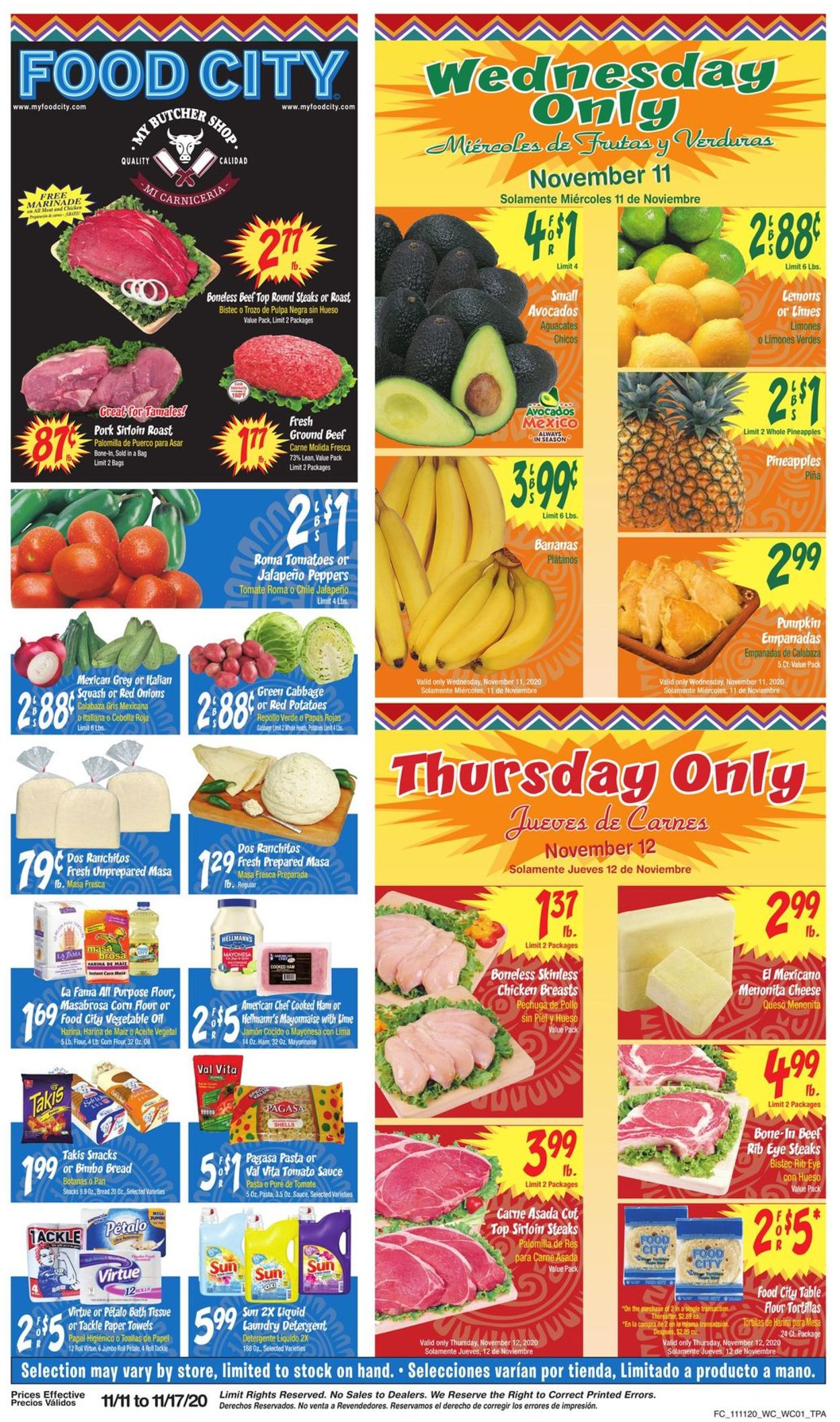 Catalogue Food City from 11/13/2020