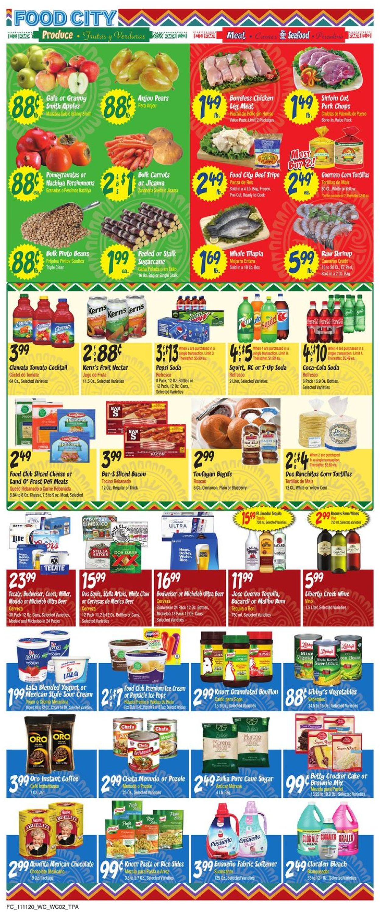 Catalogue Food City from 11/13/2020